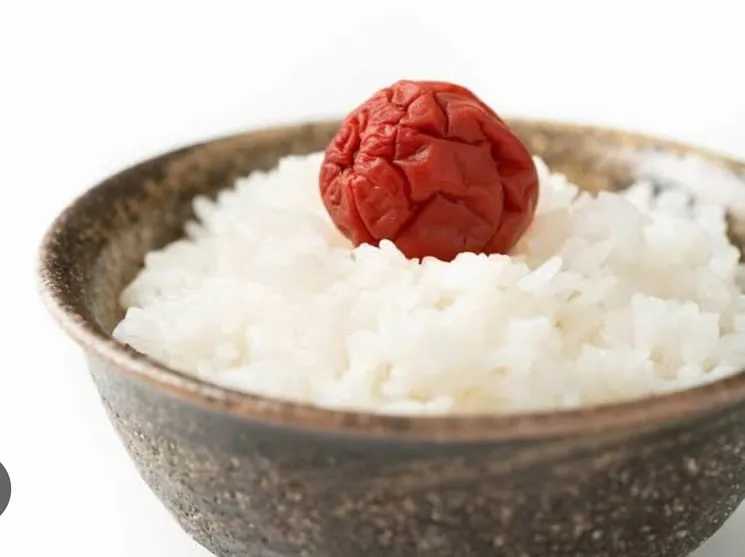 焼いたお肉には、京都のお米